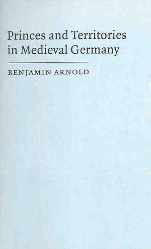 Princes and territories in medieval Germany