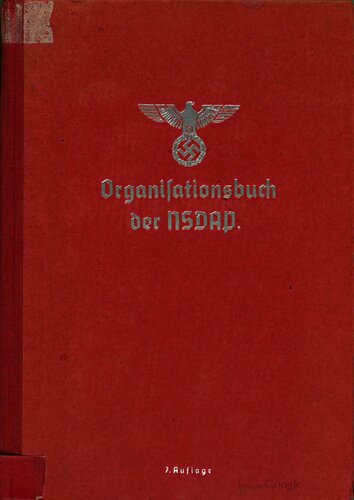 Organisationsbuch der NSDAP.