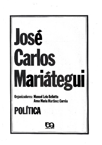 José Carlos Mariátegui