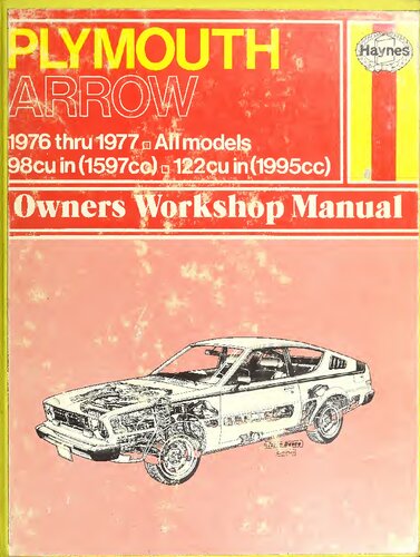 Haynes Plymouth Arrow Owners Workshop Manual