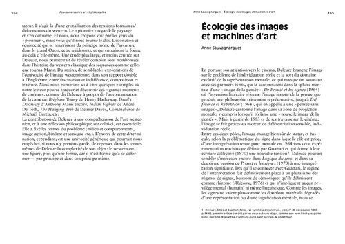 Deleuze. Ecologie des images et machines d'art