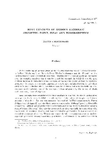 Some concepts of algebraic geometry (introductory)
