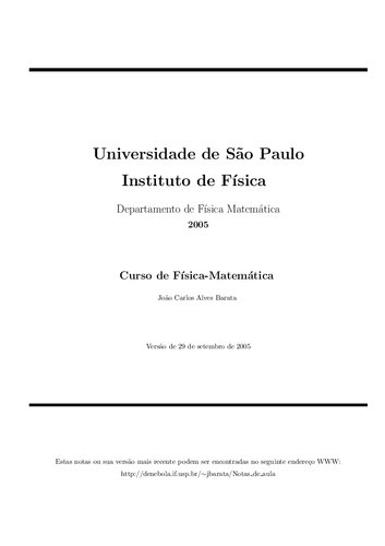 Curso de Física-Matemática