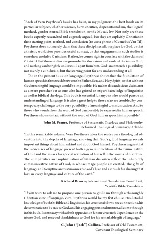 In the Beginning Was the Word: Language--A God-Centered Approach