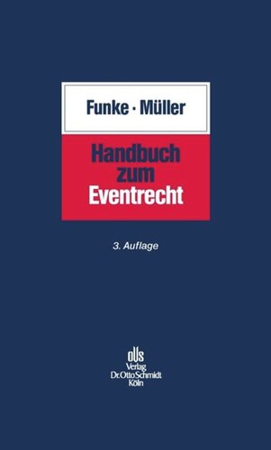Handbuch zum Eventrecht