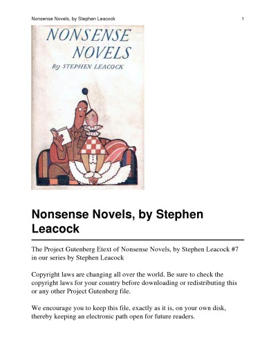 Nonsense Novels