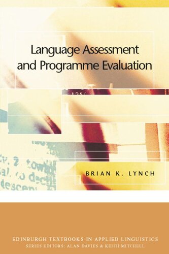 Language Assessment and Programme Evaluation