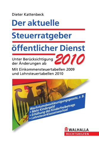 Der aktuelle Steuerratgeber offentlicher Dienst 2010