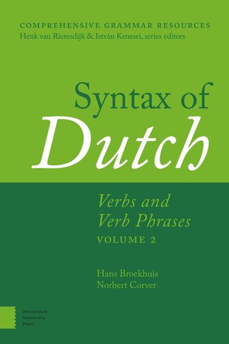 Syntax of Dutch: Verbs and Verb Phrases. Volume 2