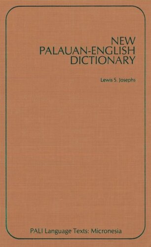 New Palauan-English Dictionary