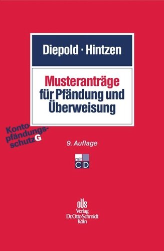Musteranträge für Pfändung und Überweisung