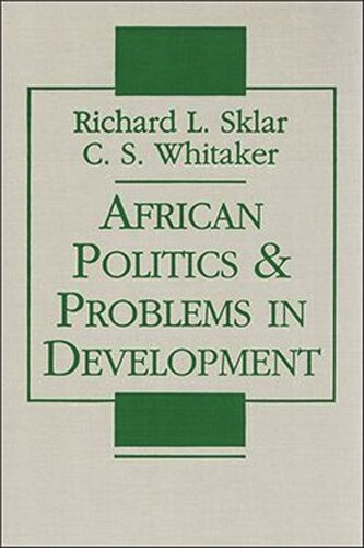 African Politics and Problems in Development