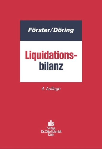 Die Liquidationsbilanz