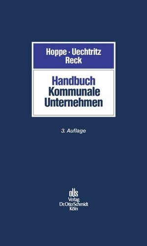 Handbuch Kommunale Unternehmen
