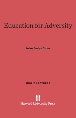 Education for Adversity