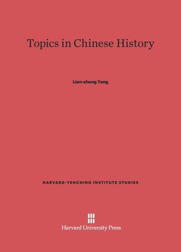 Topics in Chinese History