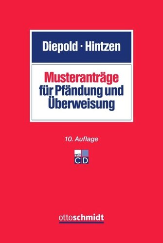 Musteranträge für Pfändung und Überweisung