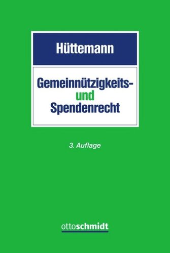 Gemeinnützigkeits- und Spendenrecht