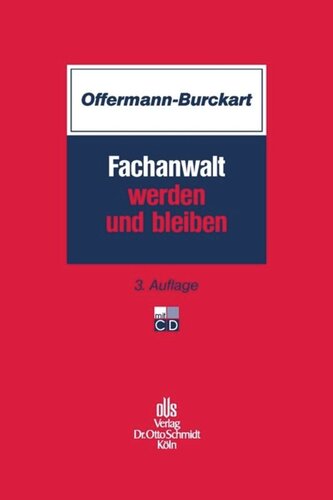 Fachanwalt werden und bleiben