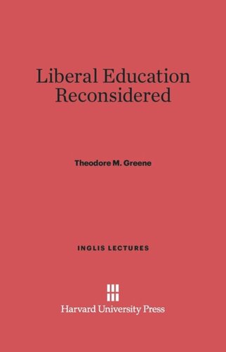 Liberal Education Reconsidered