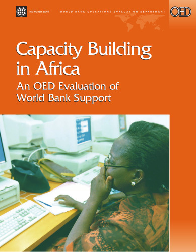 World Bank Support for Capacity Building in Africa: An OED Evaluation (Operations Evaluation Studies)