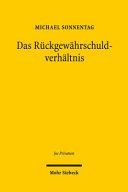 Das Rückgewährschuldverhältnis