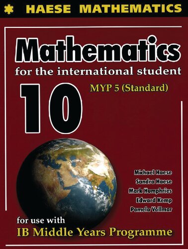 Mathematics for the international student grade 10 IB MYP 5 Standard