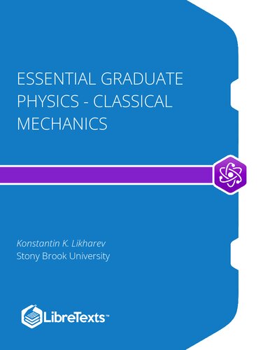 Essential Graduate Physics - Classical Mechanics