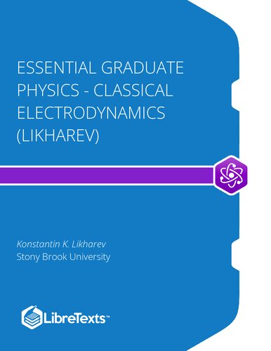 Essential Graduate Physics - Classical Electrodynamics