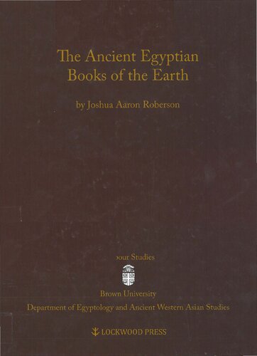 The Ancient Egyptian Books of the Earth