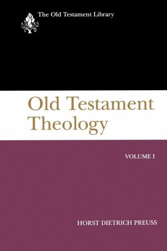Old Testament Theology, Volume I: A Commentary
