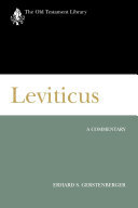 Leviticus (OTL): A Commentary