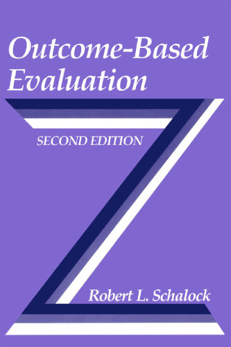 Outcome-Based Evaluation (Second Edition)
