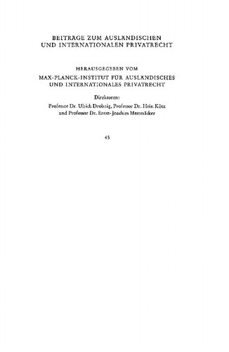 Die Vorbehalte in Übereinkommen zur Privatrechtsvereinheitlichung