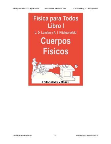 Full Física para Todos - Landau Kitaigorodski ( Vol1 ,Vol2 , Vol3, Vol4 )