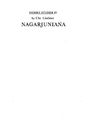 Nagarjuniana: Studies in the Writings and Philosophy of Nāgārjuna