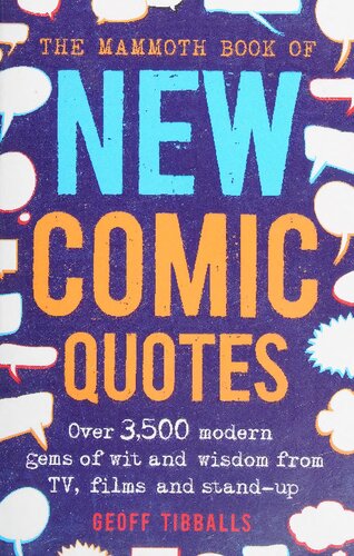 Mammoth Book of New Comic Quotes