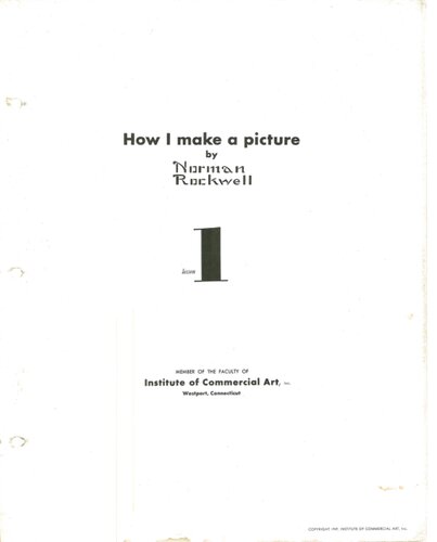 Famous Artists Advanced Program - Norman Rockwel