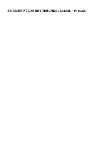 Zeitschrift des Historischen Vereins für Schwaben und Neuburg