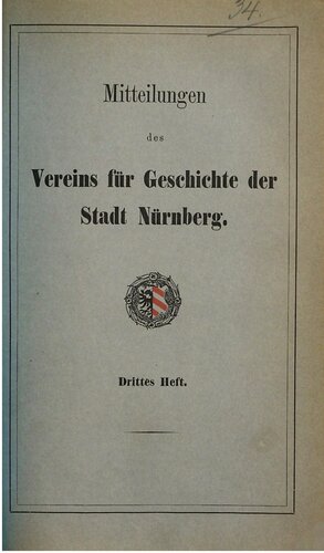 Mitteilungen des Vereins für Geschichte der Stadt Nürnberg