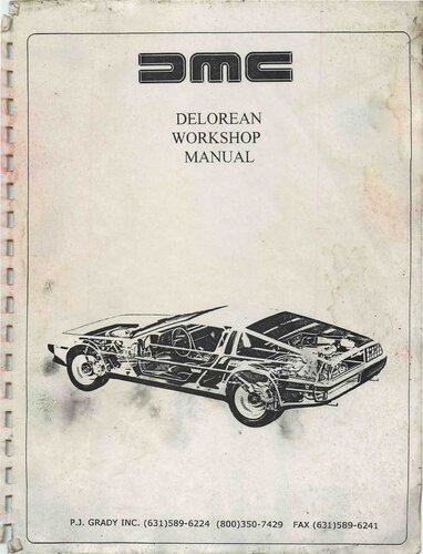 DMC DeLorean Workshop Manual