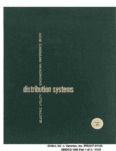 Electric Utility Engineering Reference Book: Distribution systems