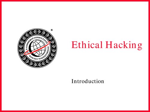 Certified Ethical Hacker (CEH) v3.0 Official Course