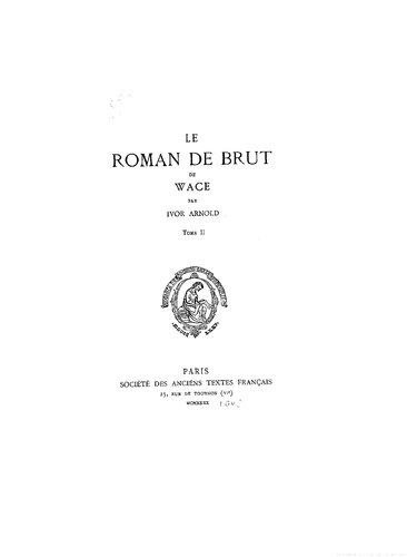 Le Roman de Brut de Wace