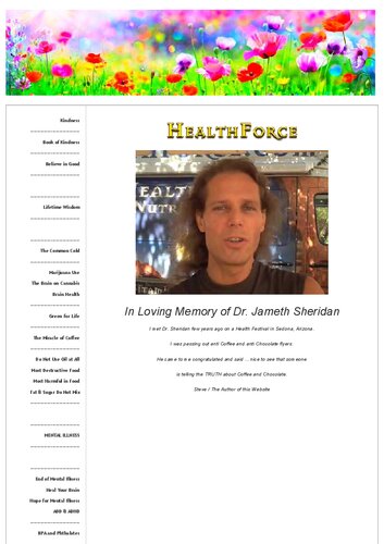 Obituary “Jameth Sheridan Founder of Healthforce Nutritionals