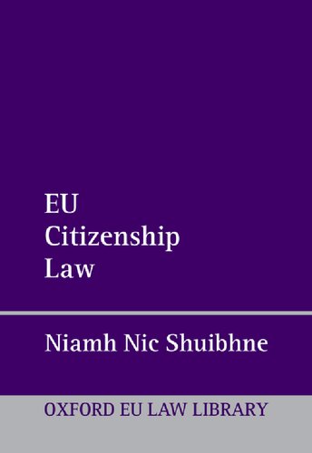 EU Citizenship Law (Oxford European Union Law Library)