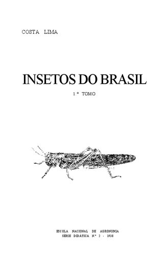 Insetos do Brasil (12 volumes)