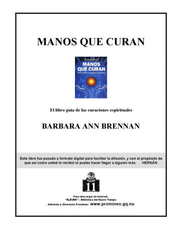 Manos Que Curan  Spanish