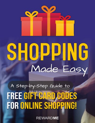 SHOPPING MADE EASY - Free Gift Card Codes For Online Shopping