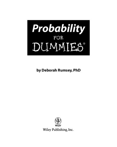 Probability For Dummies